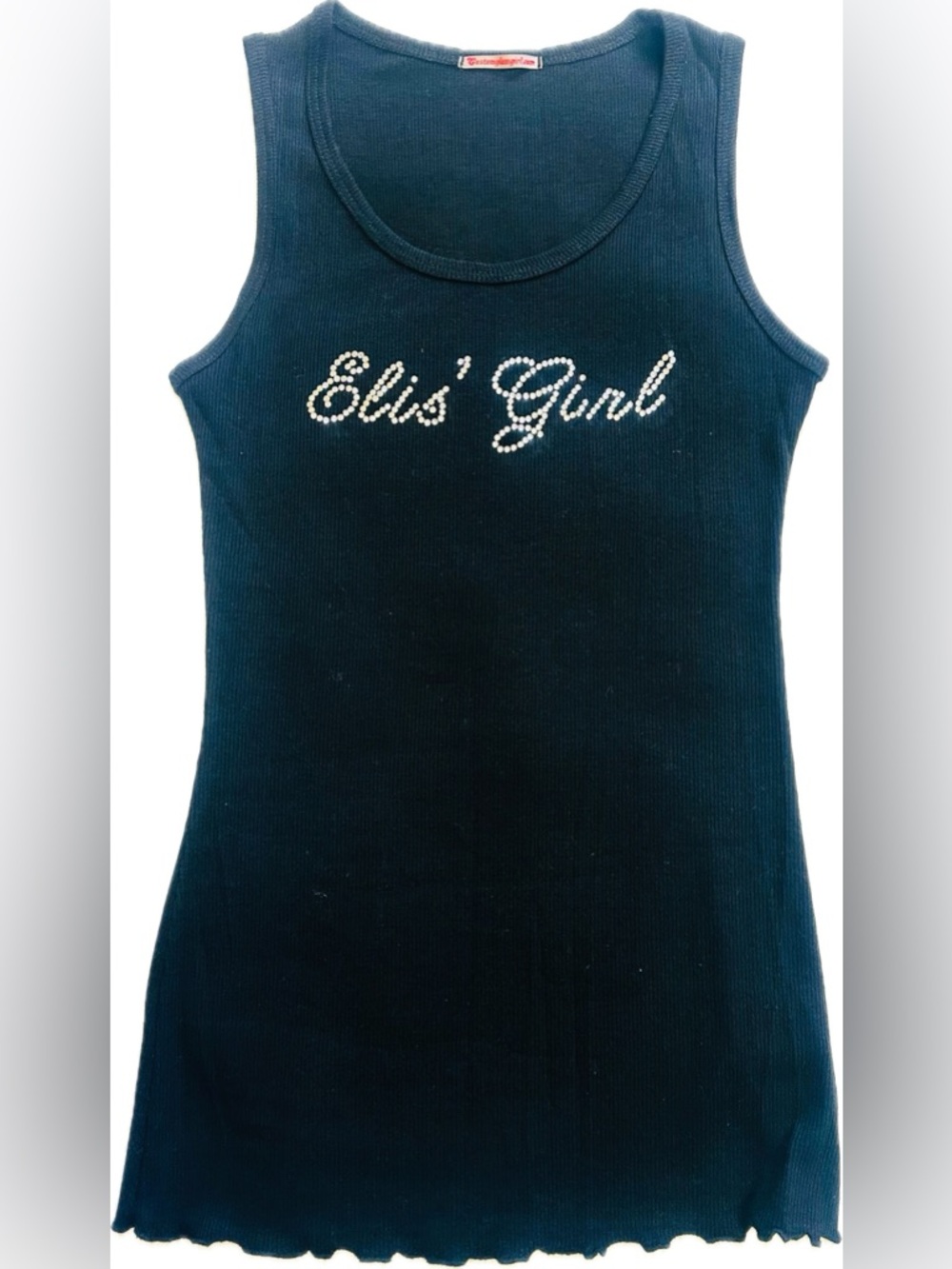 ♥️NWOT Black Rhinestone Tank Top